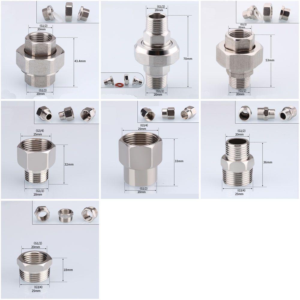 Phụ kiện đường ống UMITY Đường kính thay đổi bên ngoài Cải tiến nhà Thép không gỉ Bộ chuyển đổi khuỷu tay nữ-Nam