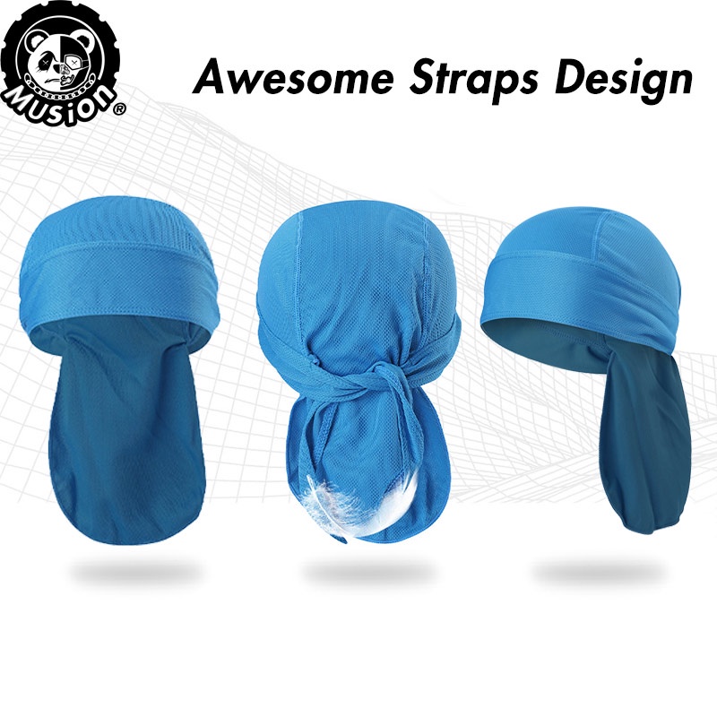 Musion Paisley Durag cho nam nữ - Lót chống UV, thoải mái để đội bên trong mũ bảo hiểm khi chạy xe máy