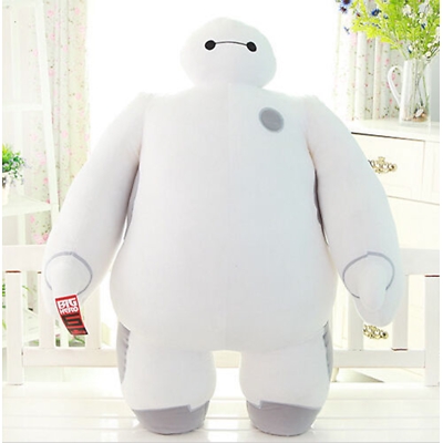 Mới Trắng BIG HERO 6 BAYMAX ROBOT Sang Trọng Đồ Chơi Nhồi Bông Búp Bê Trẻ Em