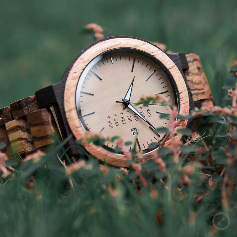 Đồng hồ đeo tay nam vỏ gỗ WoodWatch GO26