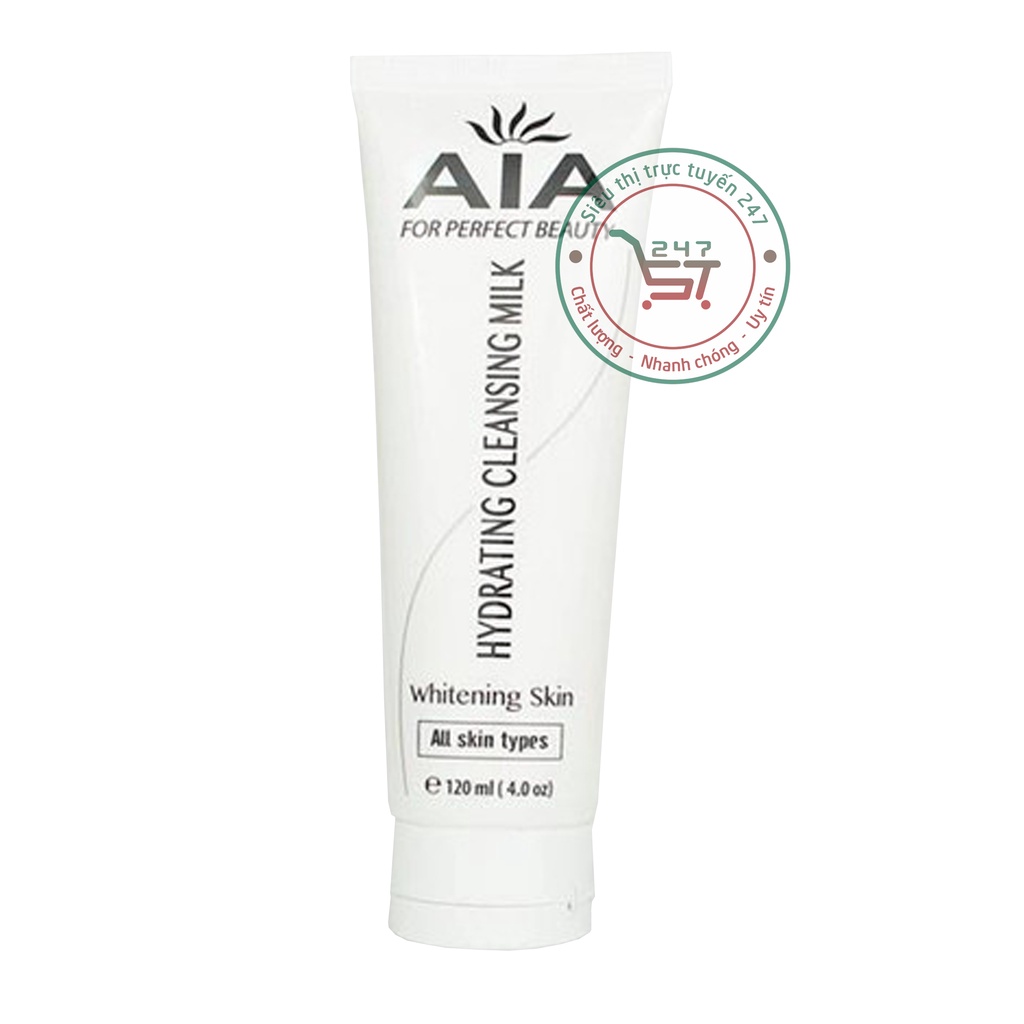 Sữa rửa mặt Sáng da AIA Se khít lỗ chân lông 120ml (trắng-vàng) chăm sóc da tại nhà hiệu quả