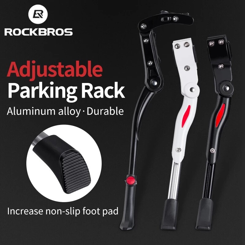 Chân đế xe đạp ROCKBROS Chân đế MTB hợp kim nhôm có thể điều chỉnh ổn định với thiết kế chống trượt