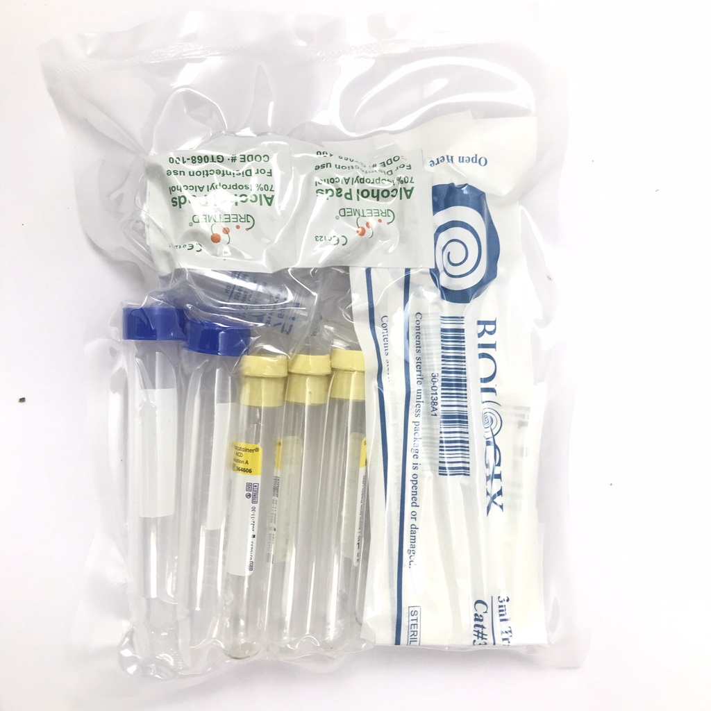 Bộ KIT PRP Pro HÀNG CÔNG TY 12 món (Bộ Kit tách huyết tương giàu tiểu cầu) Dùng ống ACD hoặc BD gel