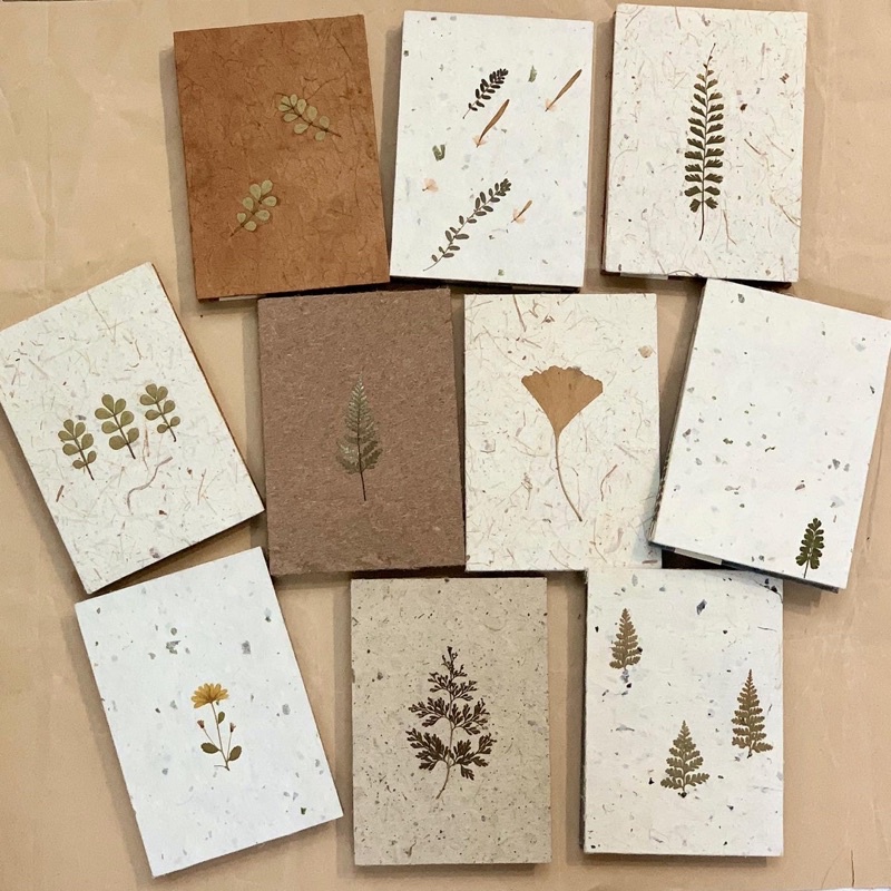 Sổ tay handmade Lá Mộc - Hoa Lá Cỏ | Shopee Việt Nam