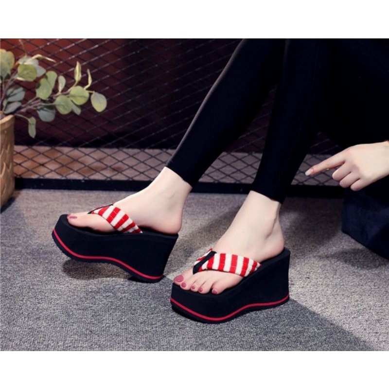 Dép kẹp xuồng 9p đế lượn sóng SJIKKJ3
