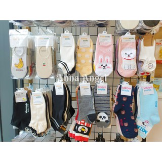 [MUA 2 TẶNG 1]Tất vớ lười nữ trái tim cổ thấp Kikiya cao cấp Hàn Quốc (Chính Hãng) W-N-035