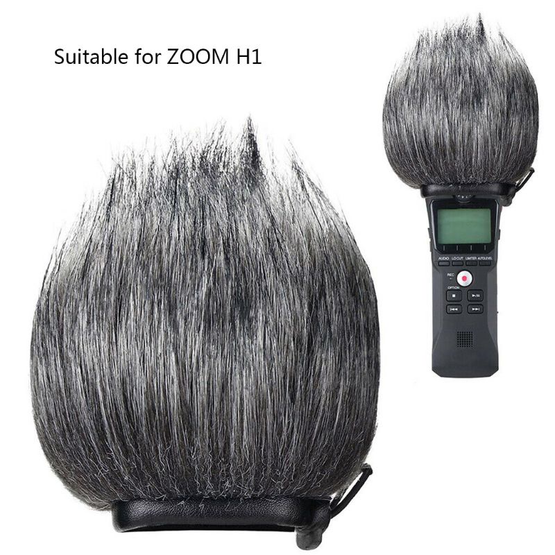 IOR Recorder Lông Ngoài Trời Kính Chắn Gió Muff Cho Pop Lọc Gió Lá Chắn Phù Hợp Cho Zoom H1 Máy Ghi Di Động Tiện Dụng