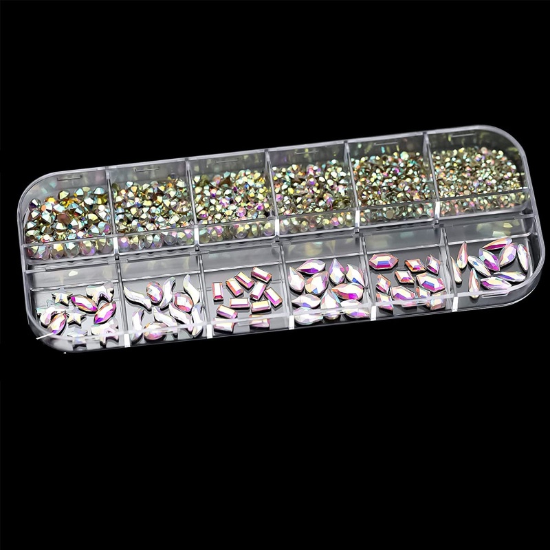 Richh Đá 3d Lấp Lánh Trang Trí Móng Nghệ Thuật