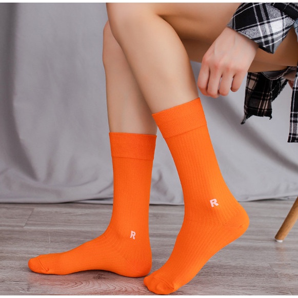 Vớ cao cổ chữ R Unisex nhiều màu phong cách dễ thương, trẻ trung & năng động.