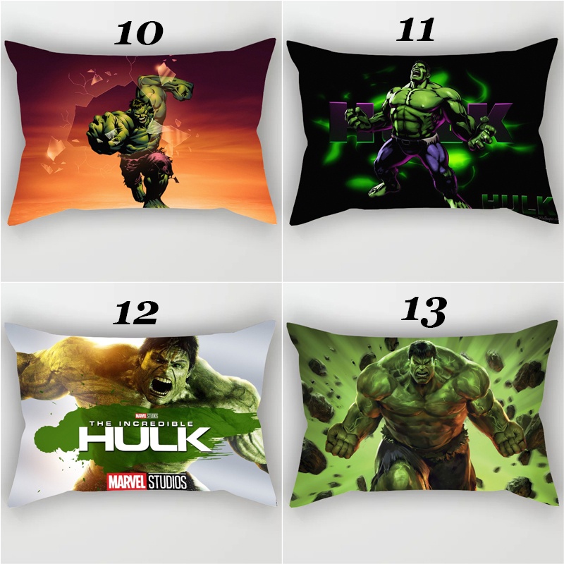 Vỏ Gối In Hình Siêu Anh Hùng Hulk Một Mặt Trang Trí Nhà Cửa (Không Có Lõi)