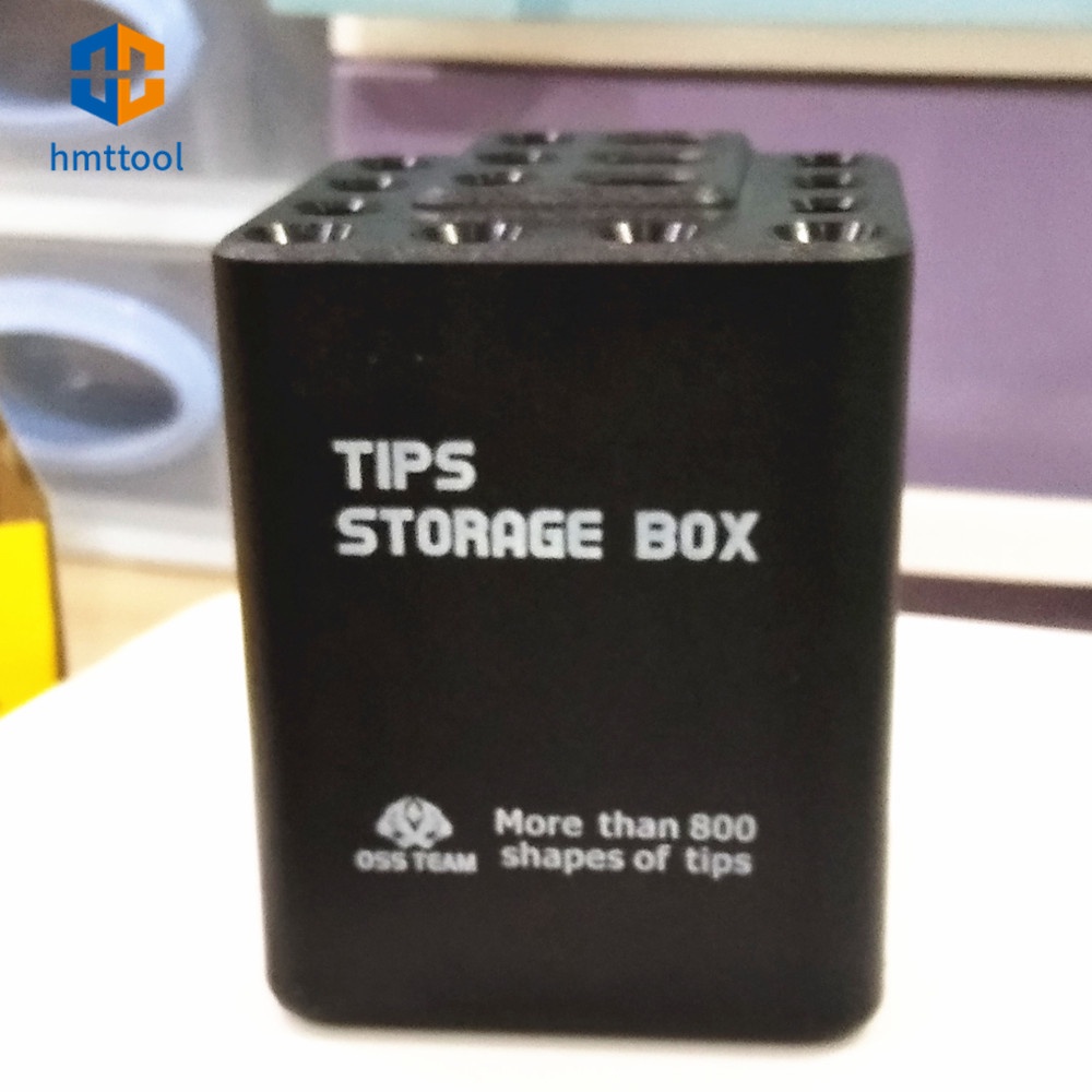 OSS W118 Hàn Đầu Sắt Hộp Bảo Quản Điện Thoại Dụng Cụ Sửa Chữa Giá Để Đồ Tua Vít Nhíp Hàn Đầu Sắt Lưu Trữ