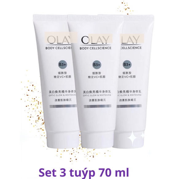 Sữa Dưỡng Thể Dưỡng Trắng Da OLAY BODY Cellscience B3 + Retinol Body ...