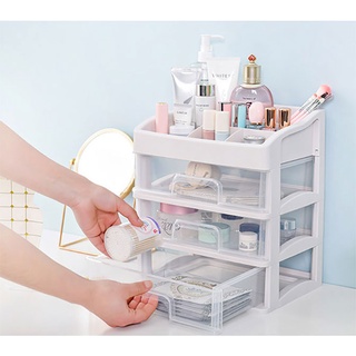 KỆ ĐỰNG ĐỒ TRANG ĐIỂM 4 TẦNG - Thiết Kế Ngăn Kéo Tiện Lợi, Hộp Đựng Mỹ Phẩm Đa Năng