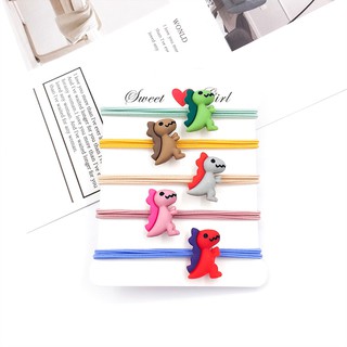 3 Thun Buộc Tóc Cột Tóc Khủng Long Xinh - Thỏ Hồng VPP