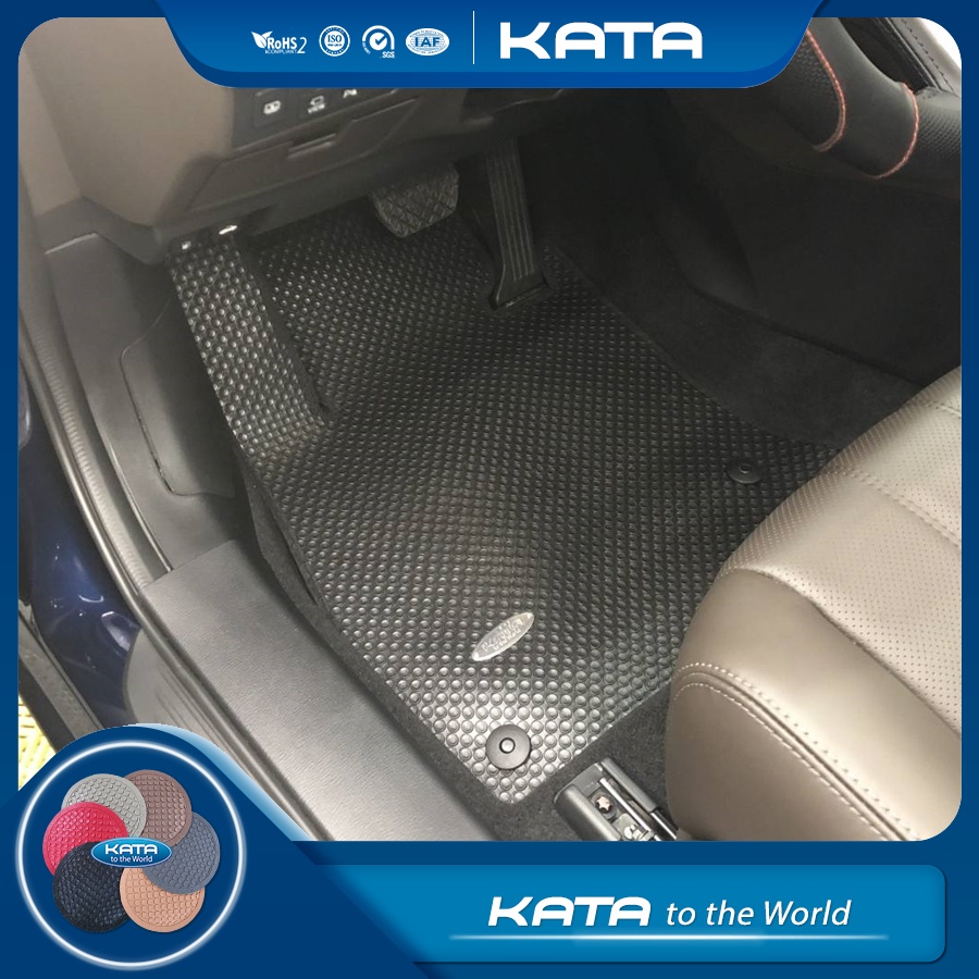 Thảm lót ô tô KATA cho xe Mazda 6 (2012 - 2019) - Khít với sàn, Chống trơn, Không mùi, Không ẩm mốc