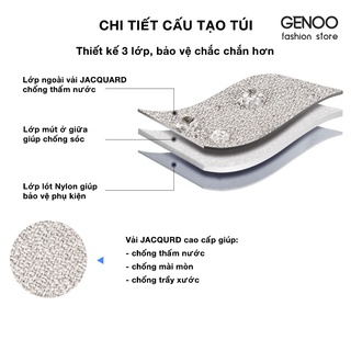 Túi Đựng Phụ Kiện Đựng Sạc Dự Phòng, Điện Thoại, Cáp Sạc, Tai Nghe Chất Liệu Cao Cấp Chống Nước