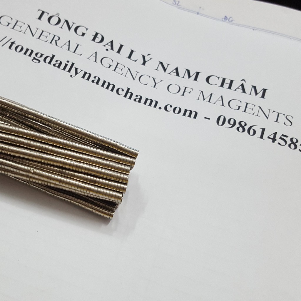 Nam châm viên trắng 3x1mm | Shopee Việt Nam