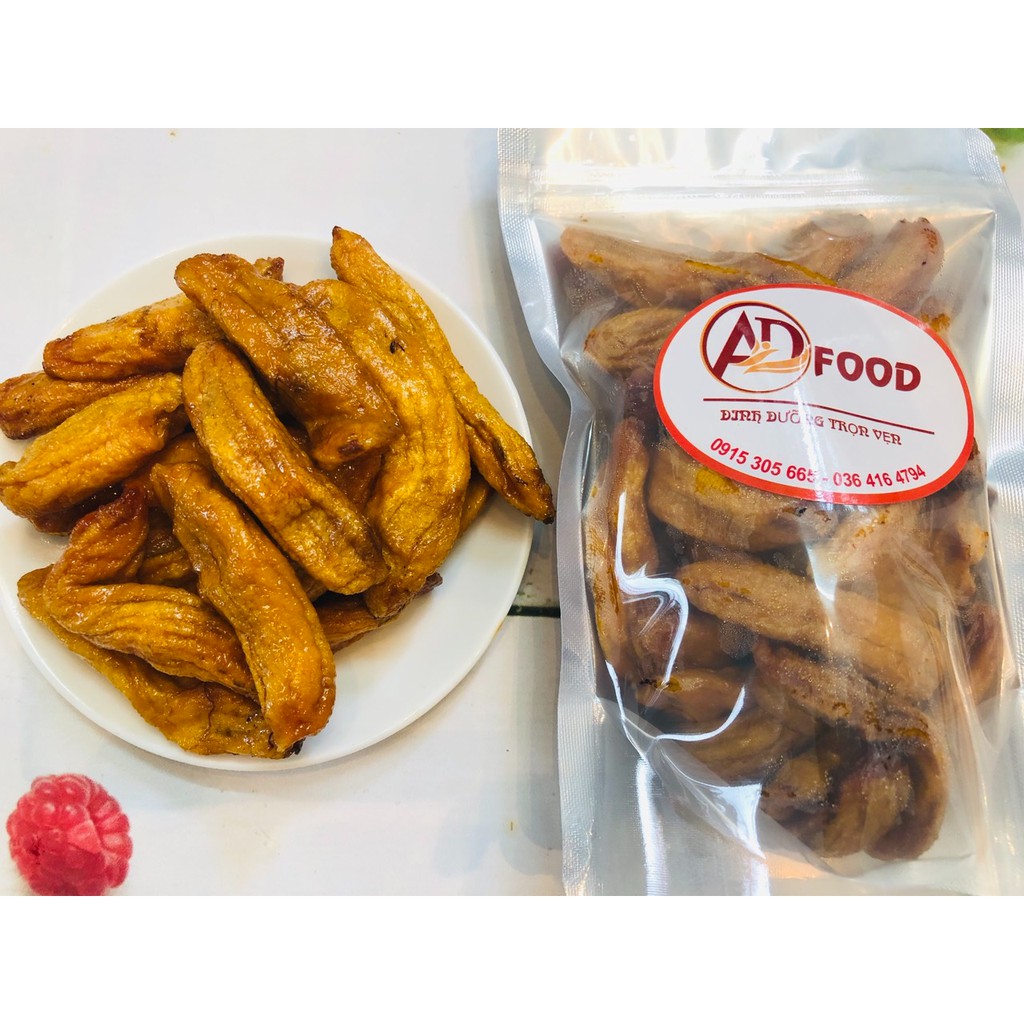 1kg chuối ép sấy dẻo không vỏ thơm ngon