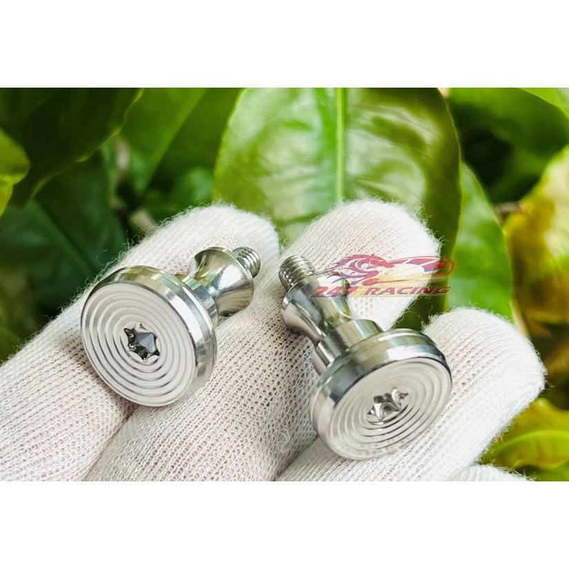 2 Ốc Salaya Thái TH INOX 304 gắn đầu bò Wave 2017 đến 2022 Blade Rsx hàng chất lượng CNC rất đẹp và siêu bền