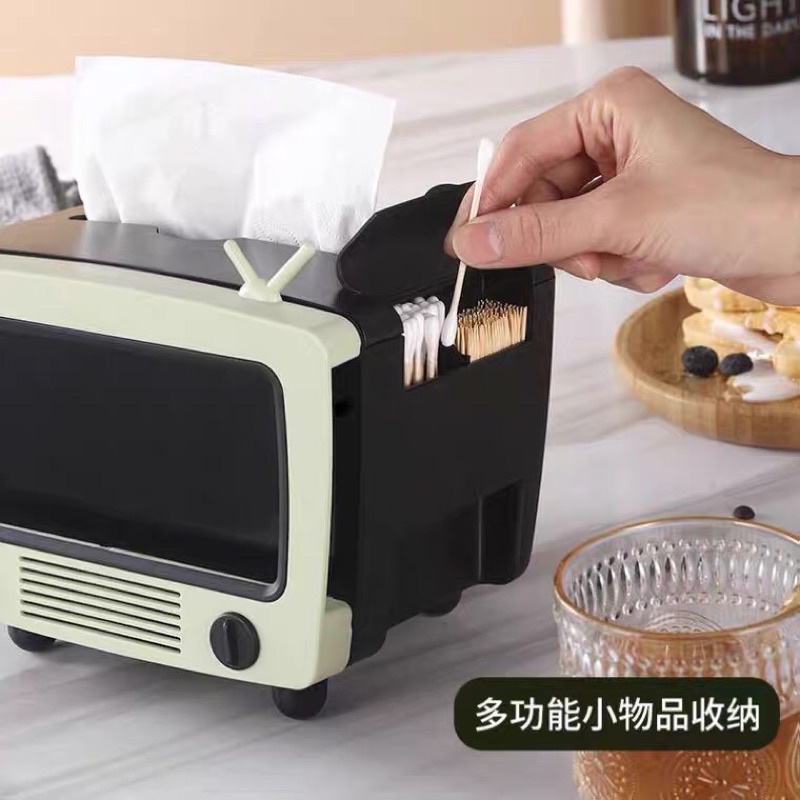 Hộp giấy ăn tivi sáng tạo