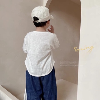 Áo thun dài tay bé trai bé gái Batala kids áo phông thu đông cotton xược dáng Hàn cho bé từ 9-25kg XUOCIN01