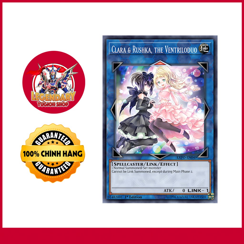 [JP][Thẻ Bài Yugioh Chính Hãng] Clara & Rushka, the Ventriloduo