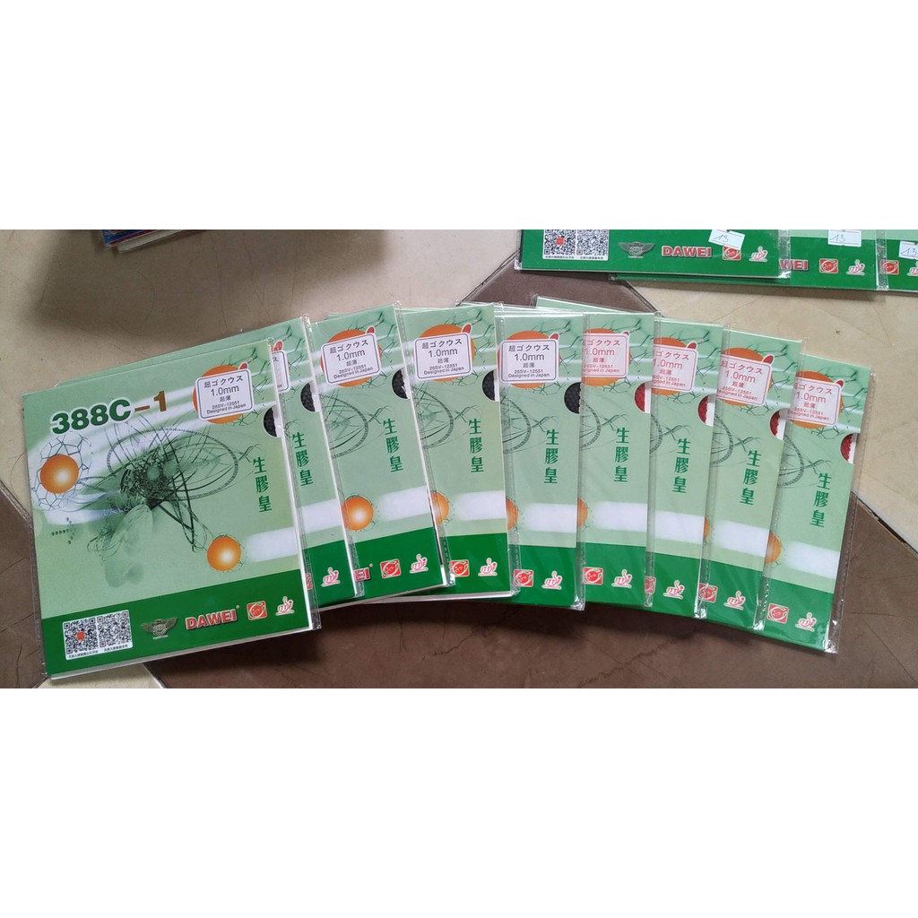 [Xỉ, lẻ, CTV] Mặt vợt bóng bàn 388c-1 phiên bản GOLD