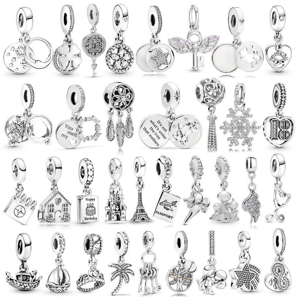 DINGLLY Dream Catcher Thuyền buồm Hạt màu bạc Sao băng Sao băng Chúc mừng sinh nhật Quyến rũ phù hợp Tự làm Vòng tay Làm bằng tay Phụ kiện