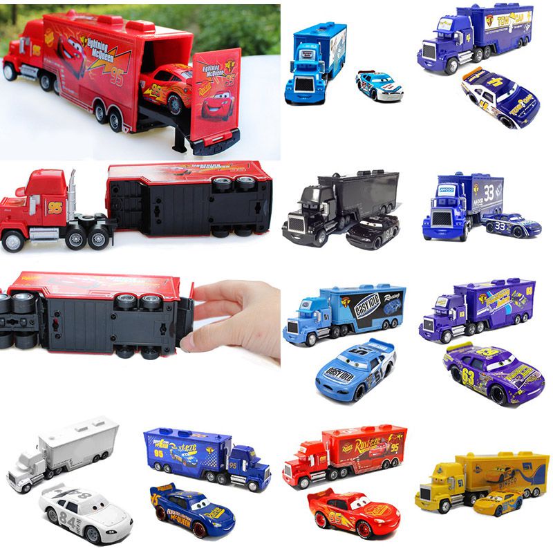 Đồ chơi ô tô đua xe Mc Uncle + Mcqueen Roadblock cho trẻ em / người lớn
