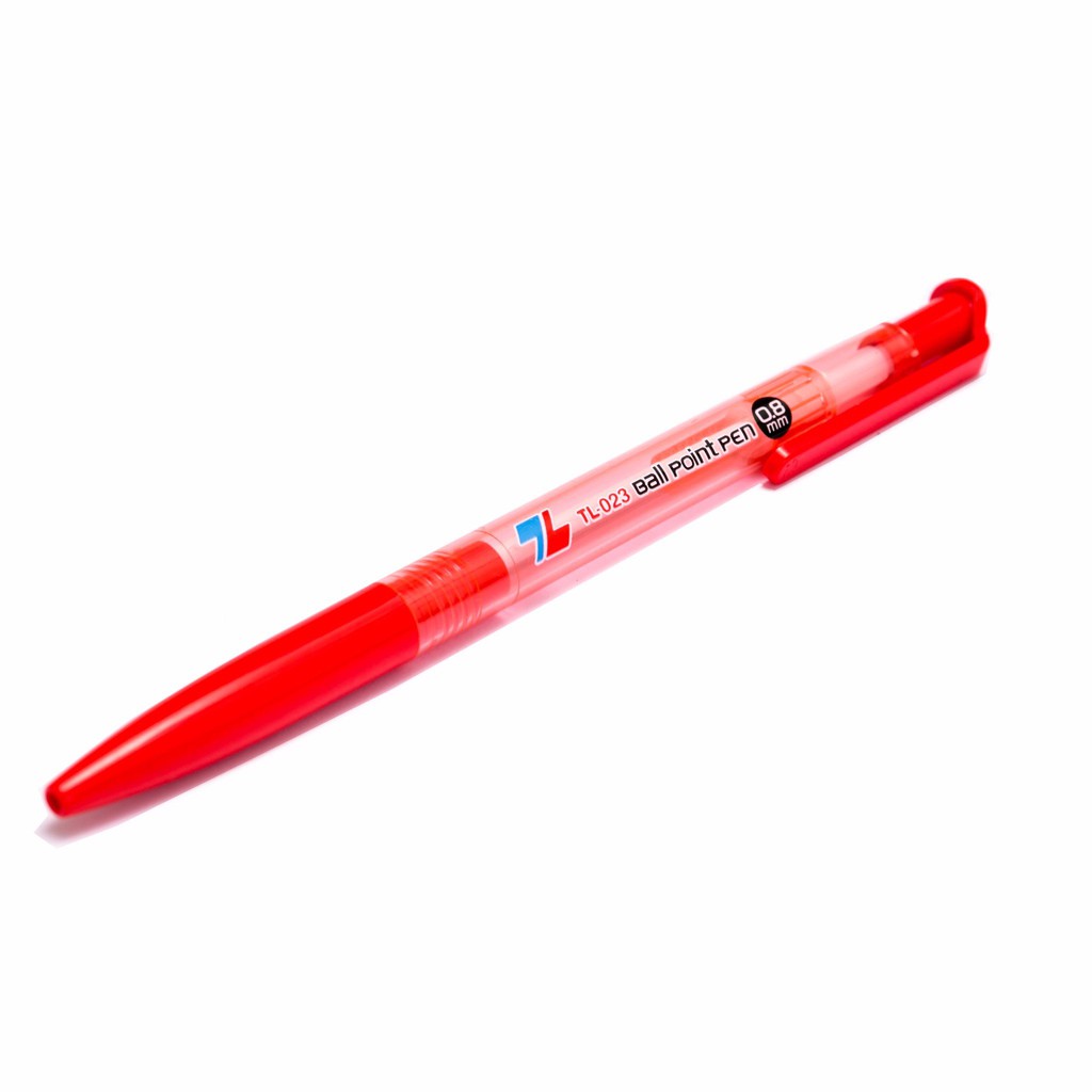 Bút bi Thiên Long 023 ngòi 0.8mm (xanh, đen, đỏ) nét viết êm, trơn, mực ra đều màu mực đậm,đẹp lựa chọn tối ưu của bạn | BigBuy360 - bigbuy360.vn