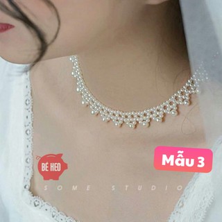 Choker trang sức cô dâu - Trang sức Bé Heo BHDC251
