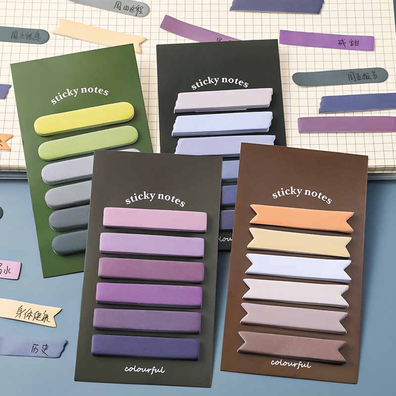 Note giấy ghi nhớ Sticky Note 20 tờ 6 tập phong cách hiện đại | Shopee ...