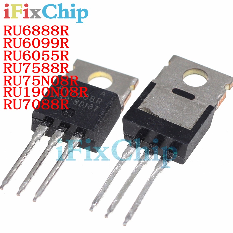 Bộ 10 Linh Kiện Điện Tử RU6888R TO220 RU6888 TO-220 RU6888R3 RU6099R ...