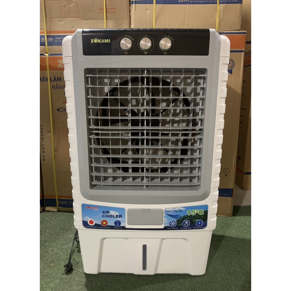 Giảm sâu 50% Quạt điều hòa hơi nước Zokami M888 70L diện tích làm mát 80m2 tiện lợi cho mọi gia đình