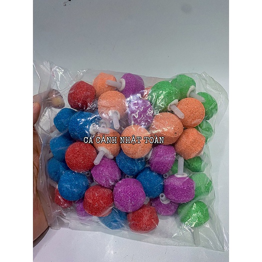 CỤC SỦI OXY ĐỦ MÀU CHO BỂ CÁ CẢNH