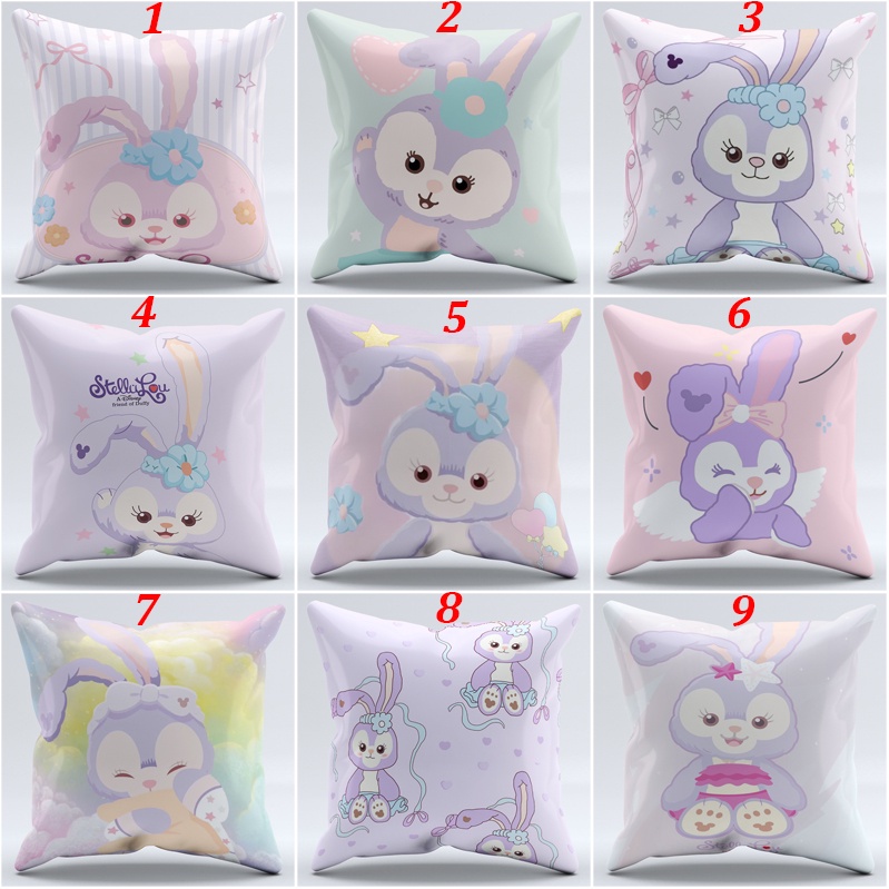 Vỏ Gối Vuông Họa Tiết Hoạt Hình Stella Lou Đáng Yêu Trang Trí Nội Thất