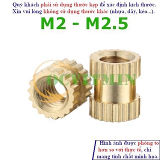 2TD# - Đai Ốc Đồng M2 M2.5 Tán Đồng Ecu Cấy | Shopee Việt Nam