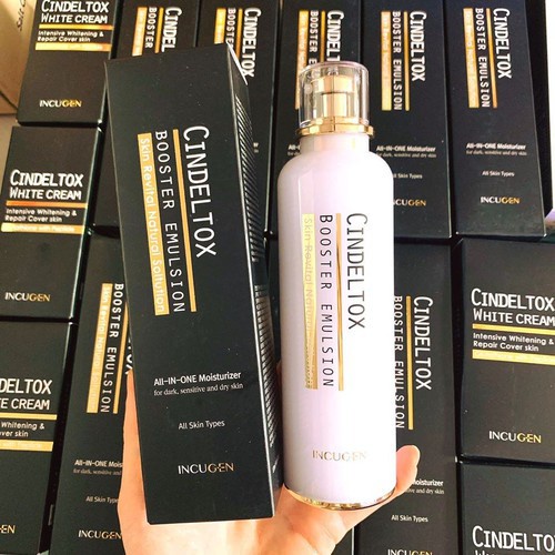 Nhũ Tương Dưỡng Trắng Cindel Tox Booster Emulsion chai 120ML - PHUONGANHOUSE