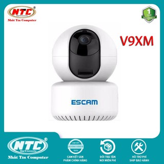 Camera IP Wifi ESCAM V9XM 2.0MP FullHD 1080P hồng ngoại ban đêm - đàm thoại 2 chiều (Trắng)