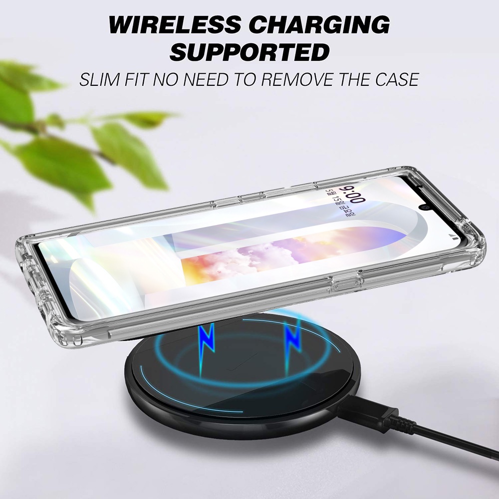 Ốp điện thoại bảo vệ hai trong một Vỏ bảo vệ LG VELVET 5G G9 Vỏ bảo vệ trong suốt Vỏ nén khí trọn gói Vỏ mềm Vỏ cứng