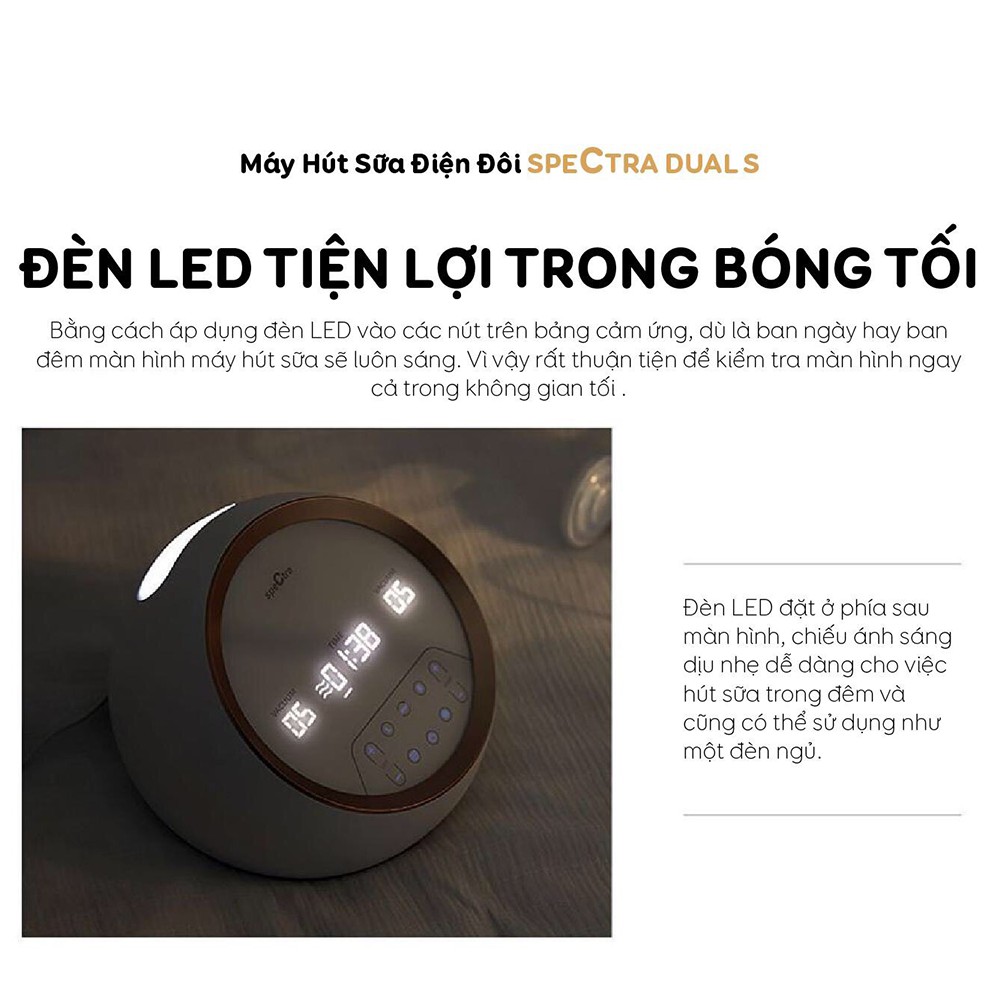 Máy Hút Sữa Spectra Dual S Cao Cấp BH 24th