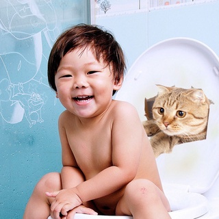 Decan dán tường 3D đẹp, decan dán tường hình mèo