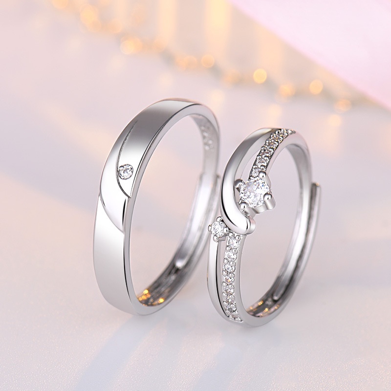 Thời Trang Nhẫn Cặp Đôi Có Thể Điều Chỉnh Độc Đáo