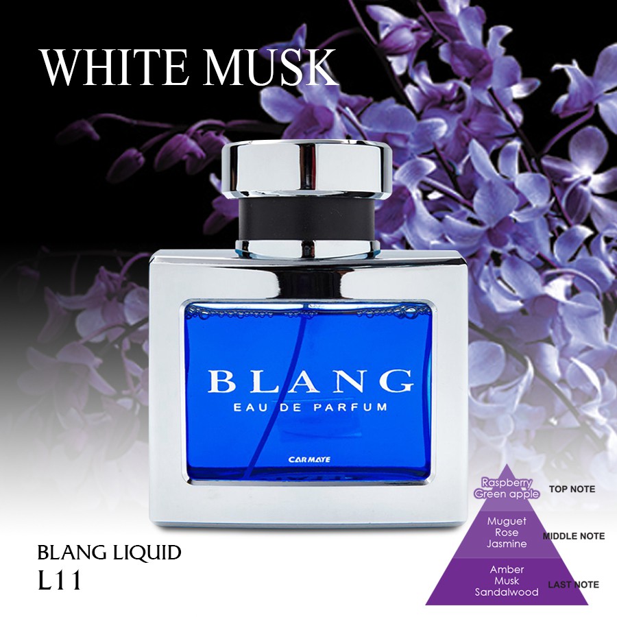 Nước Hoa Khử Mùi Trên Ô Tô CARMATE Blang Liquid L14 Angel Musk 70ml Phù Hợp Cho Nhiều Dòng Xe Ô Tô Xe Hơi Xe Tải