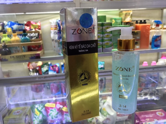 Kem kỳ tẩy tế bào chết trắng da zone 150ml