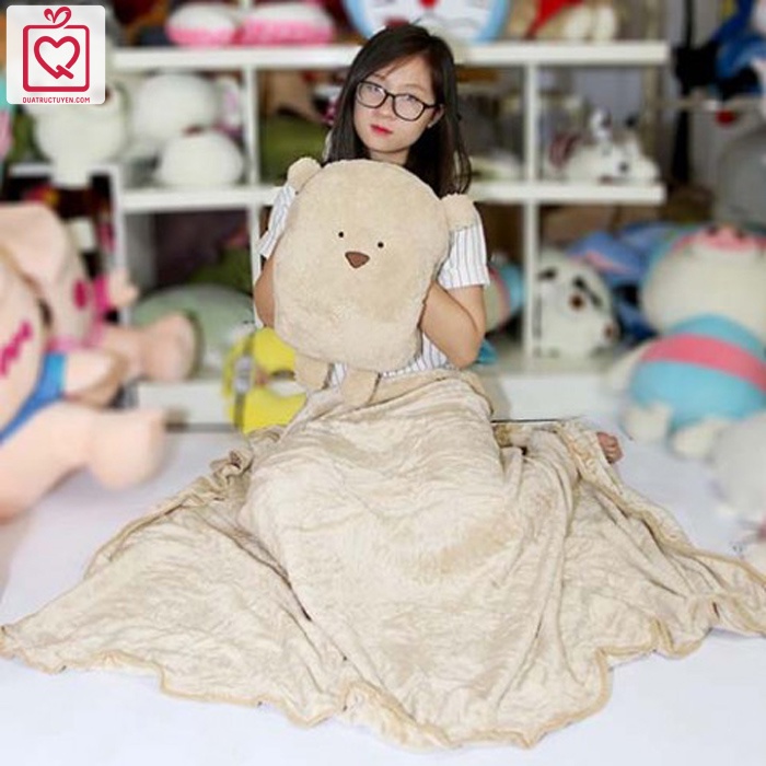 Chăn gối 3 in 1 văn phòng Người mẫu và ảnh đều của shop chụp-quà tặng mẹ bạn bè, đồng nghiệp