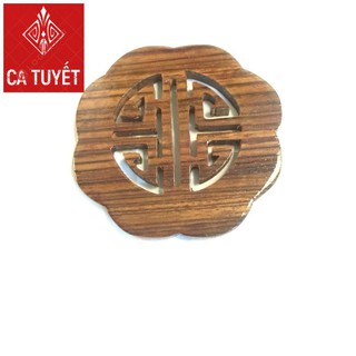 LÓT LY BỘ 6 CÁI CHỮ PHÚC BẰNG GỖ HƯƠNG SIÊU CHẤT ( ẢNH THẬT)
