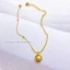 Lắc chân titan không gỉ mặt khắc chữ Lucky mẫu mới nhẹ nhàng thời trang cho nữ