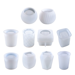 Khuôn Silicon Làm Chậu Hoa / Xi Măng / Chậu Cây Cảnh Tiện Dụng Diy