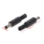 GODD 10 Cái 5 5x2 5mm Nam Cho DC In-Line Cắm Ổ Cắm Jack Kết Nối Adapter Nhựa C